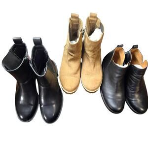 Time and True + More Size 7  Men's Ankle Boots Lot of 3 Pairs Bulk Shoes
